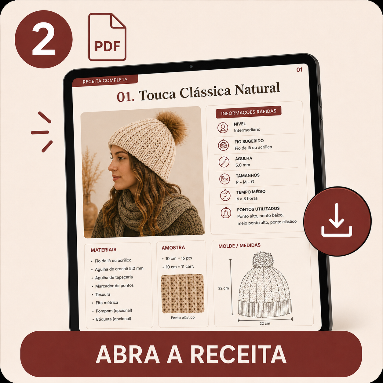 Abra a receita